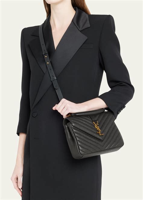 sac ysl modele college|ysl medium flap shoulder bag.